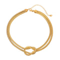 The Herringbone Knot Necklace | Hewn