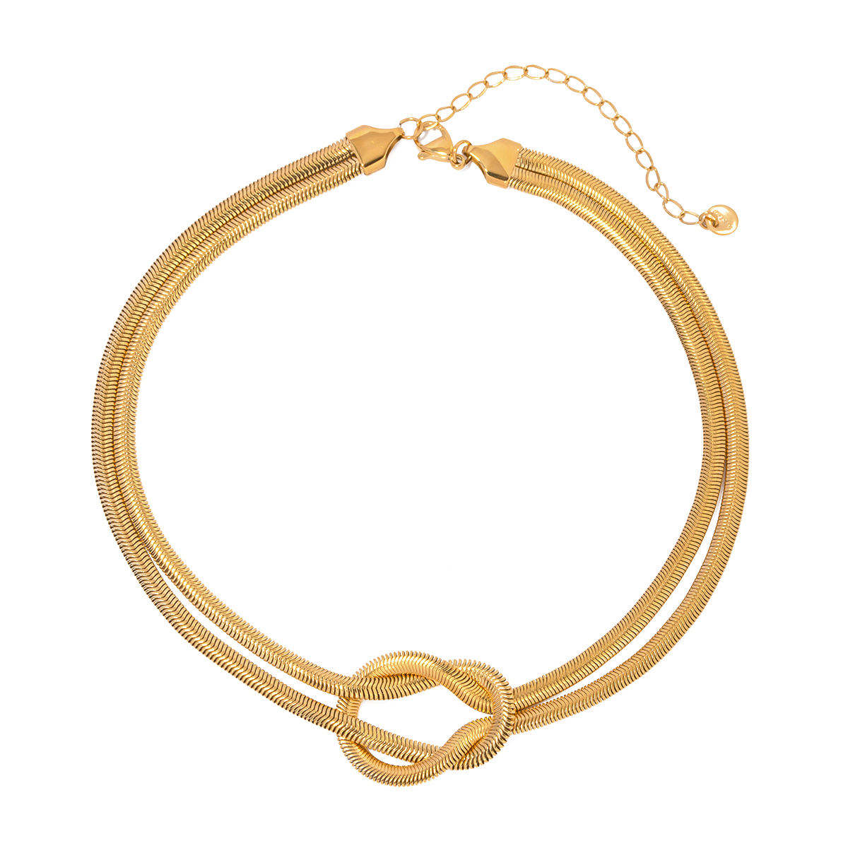 The Herringbone Knot Necklace | Hewn