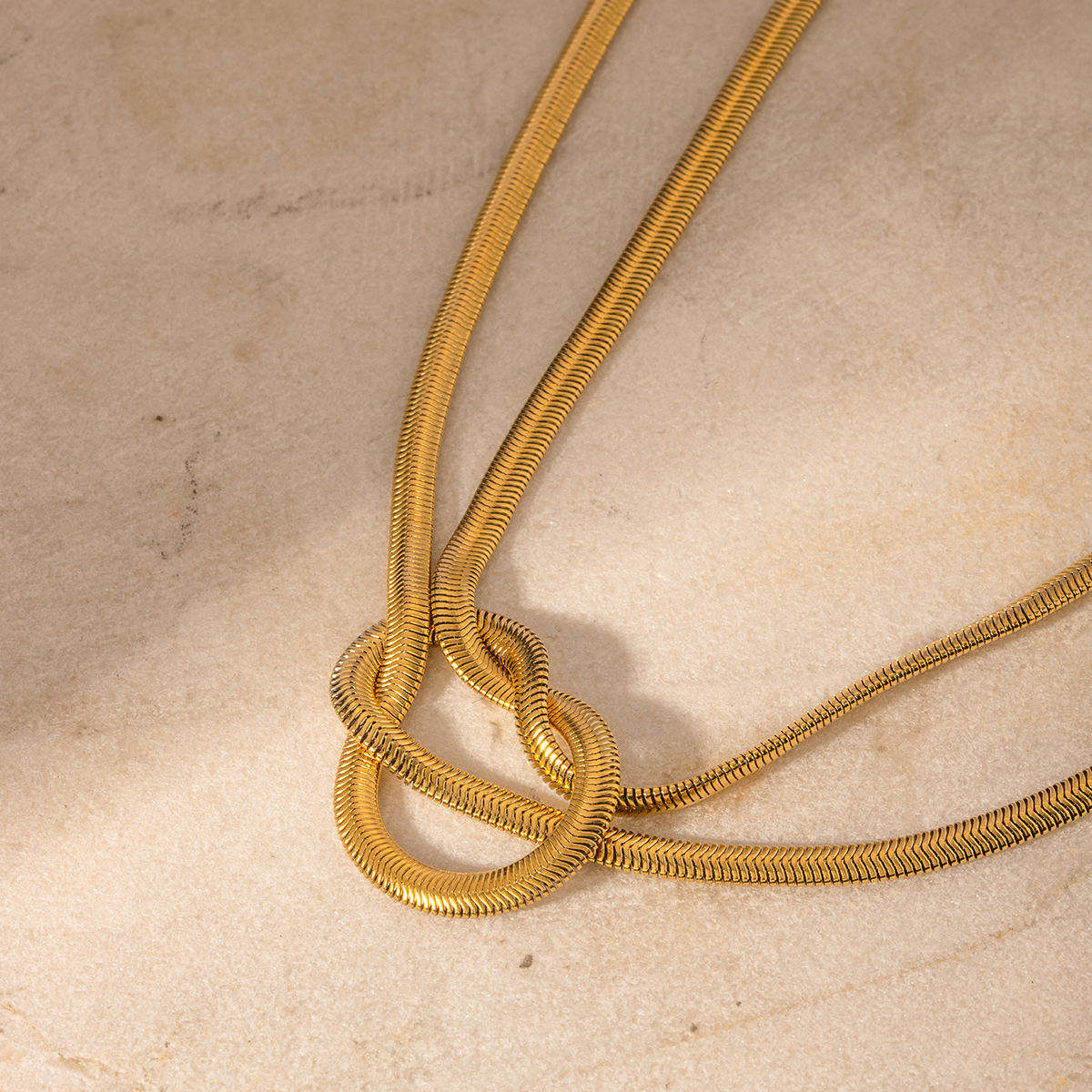 The Herringbone Knot Necklace | Hewn