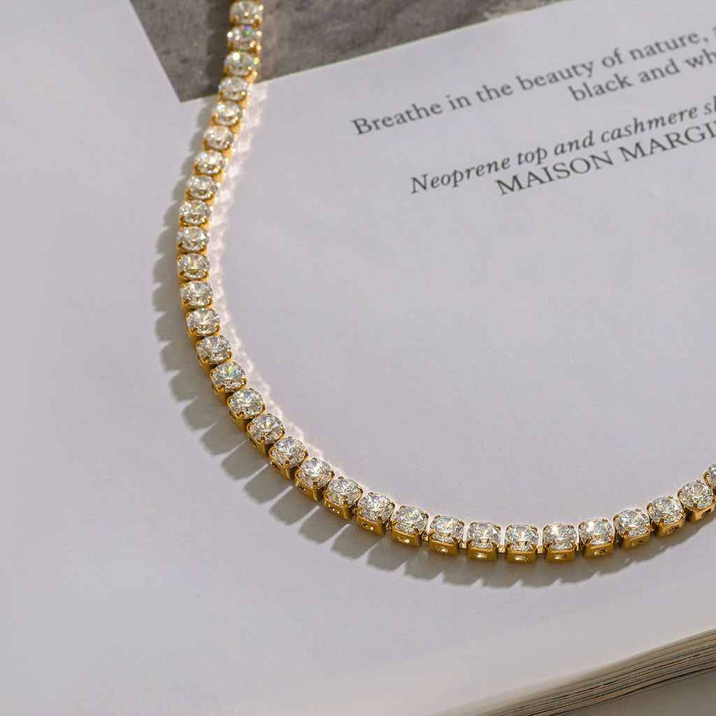 The Aura Tennis Necklace | Halo