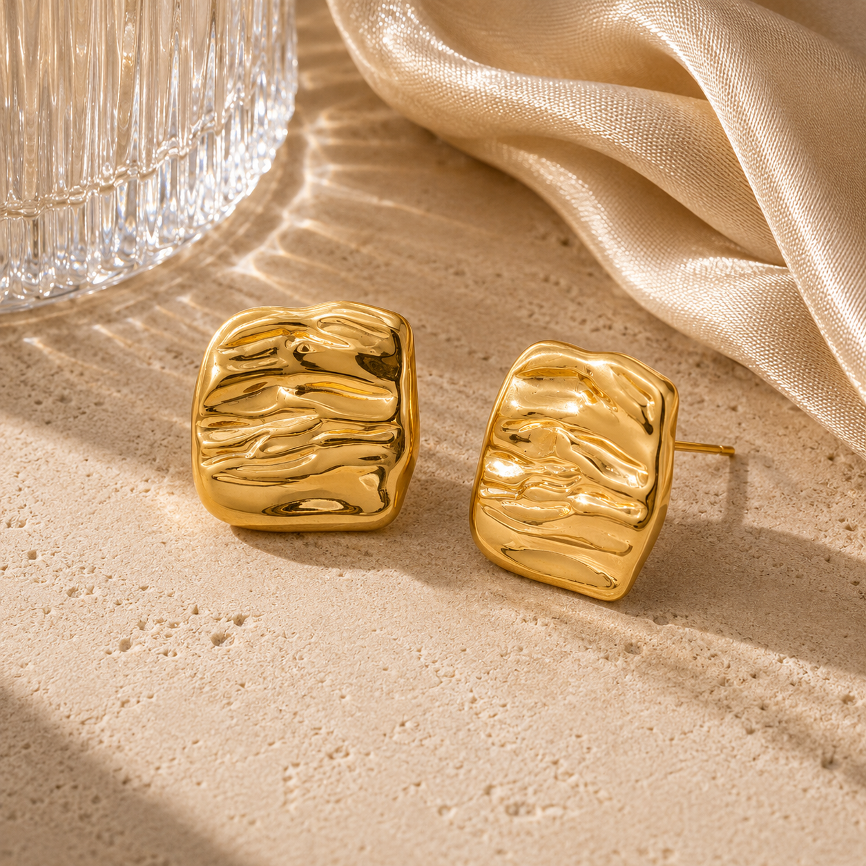 The Ripple Stud Earrings | Halo