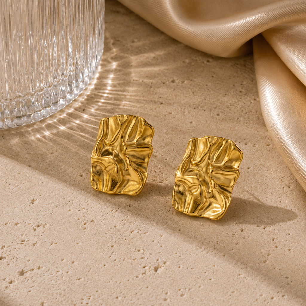 The Wave Stud Earrings | Hewn